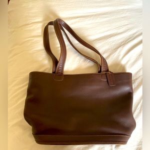 Brown coach bag